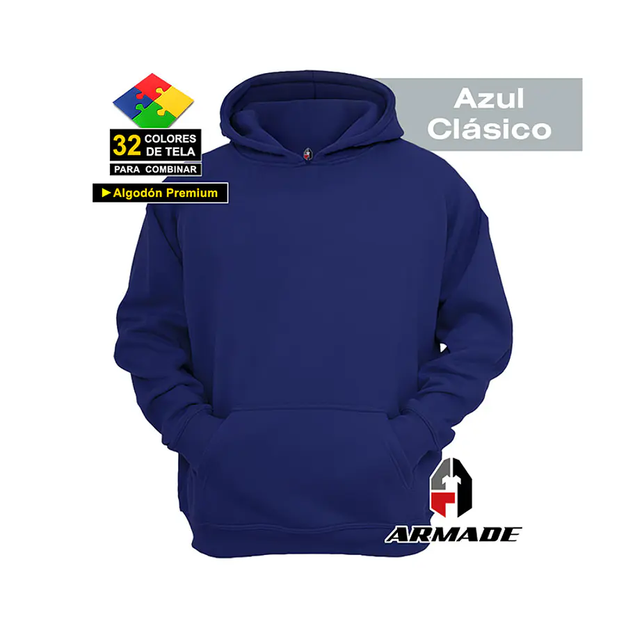 Poleron Canguro Mujer Algodon Premium Armade 11