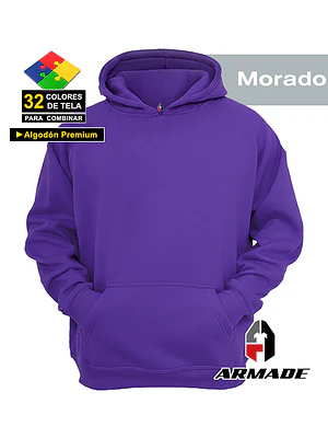 Poleron Canguro Mujer Algodon Premium Armade