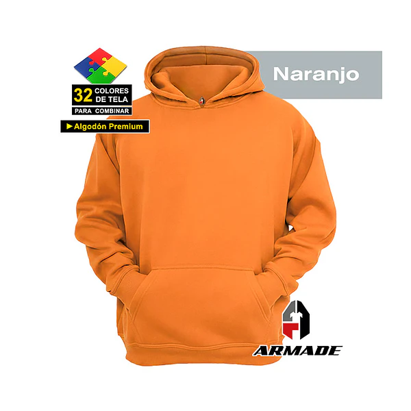 Poleron Canguro Mujer Algodon Premium Armade 24