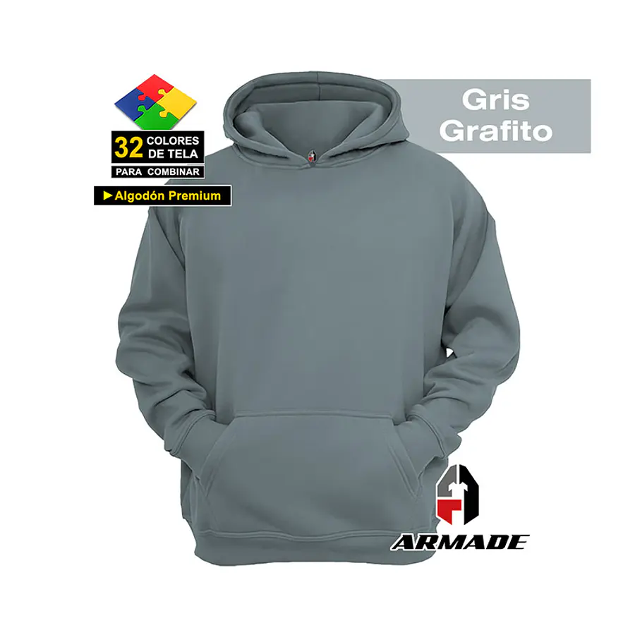 Poleron Canguro Mujer Algodon Premium Armade 27