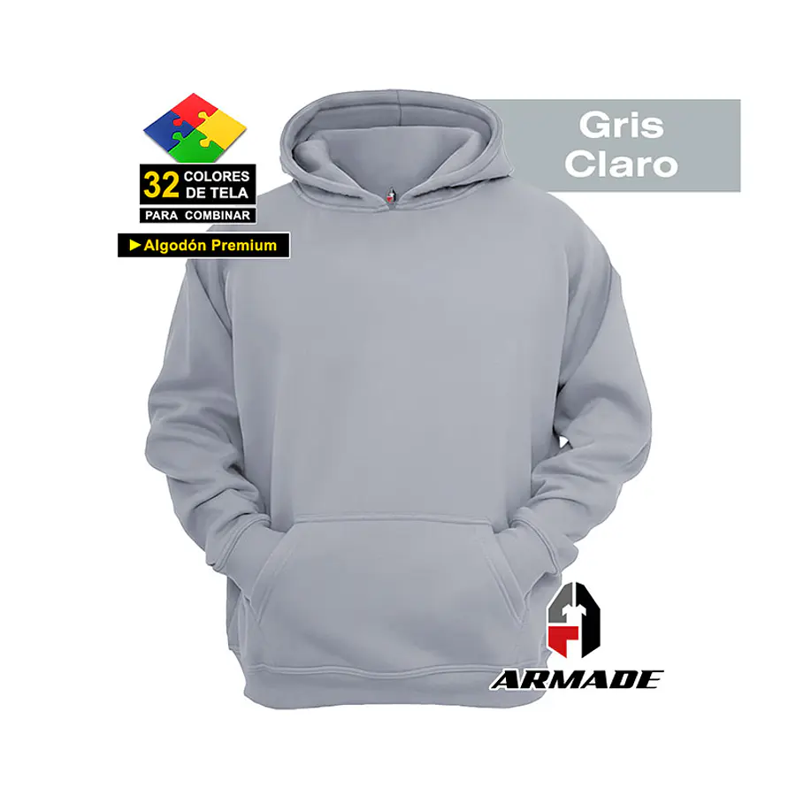 Poleron Canguro Mujer Algodon Premium Armade 28