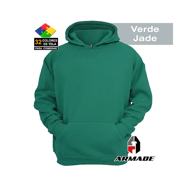 Poleron Canguro Mujer Algodon Premium Armade 32