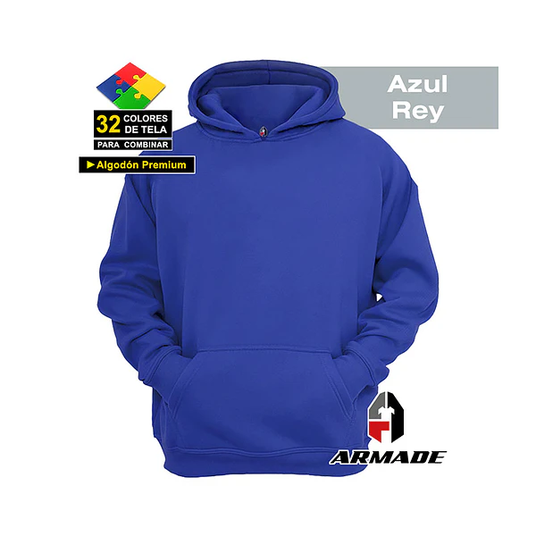 Poleron Canguro Mujer Algodon Premium Armade 12