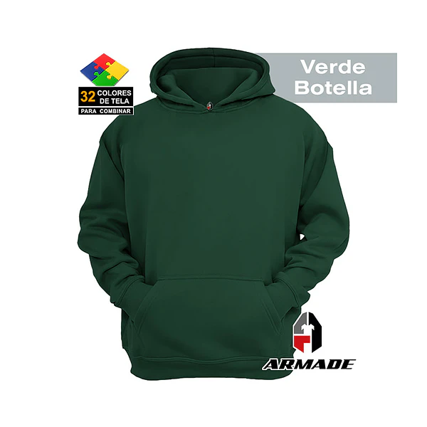 Poleron Canguro Mujer Algodon Premium Armade 30