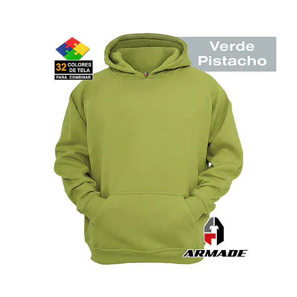 Poleron Canguro Tallas Grandes Mujer Algodon Premium Armade 35