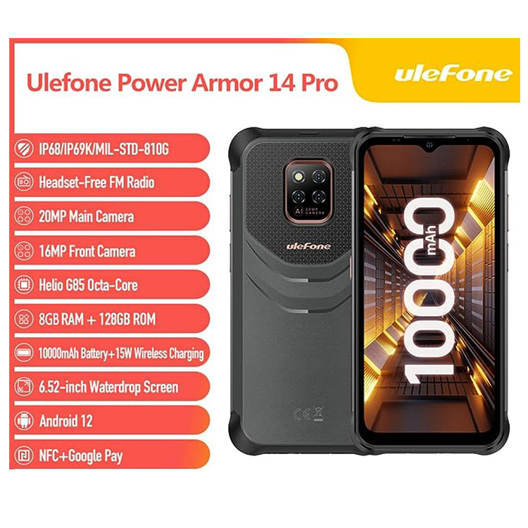 Ulefone Power armor 14 Pro 8 Gb RAM + 128 Gb ROM