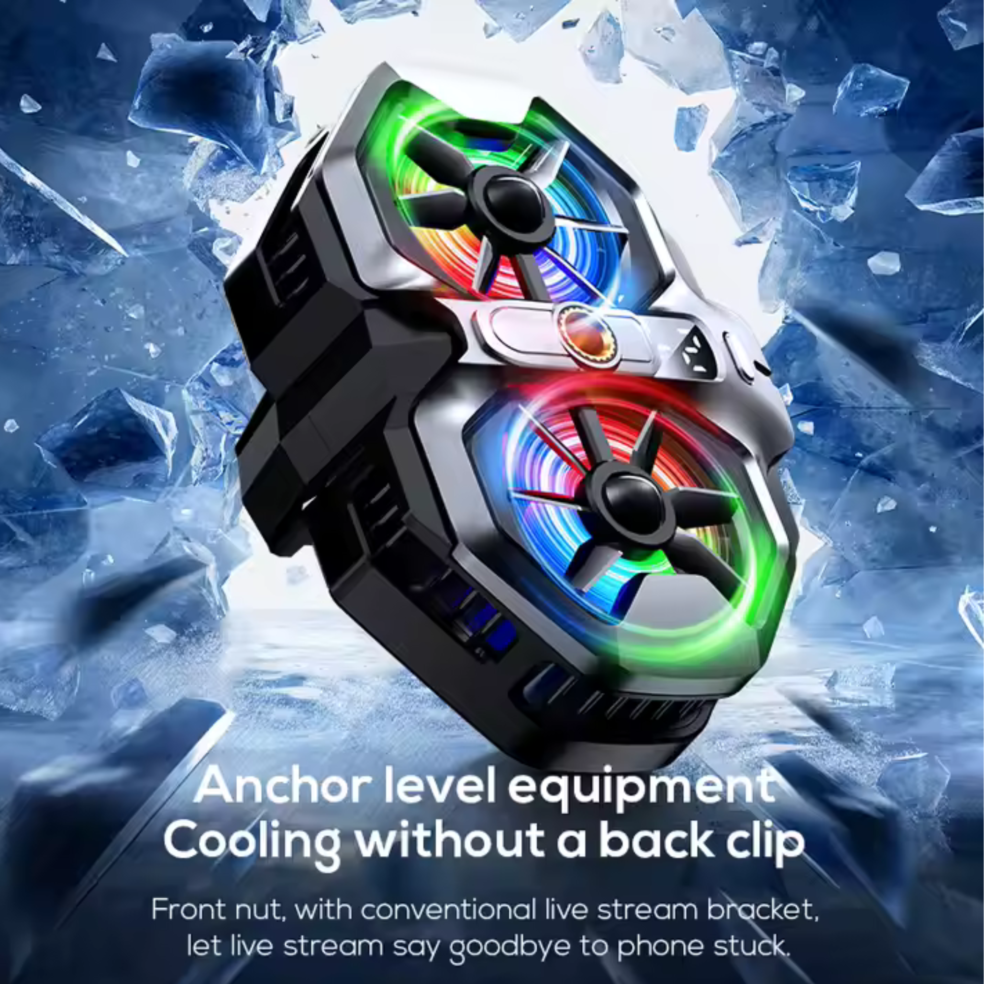 MEMO DL21 Enfriador para celular con doble ventilador 