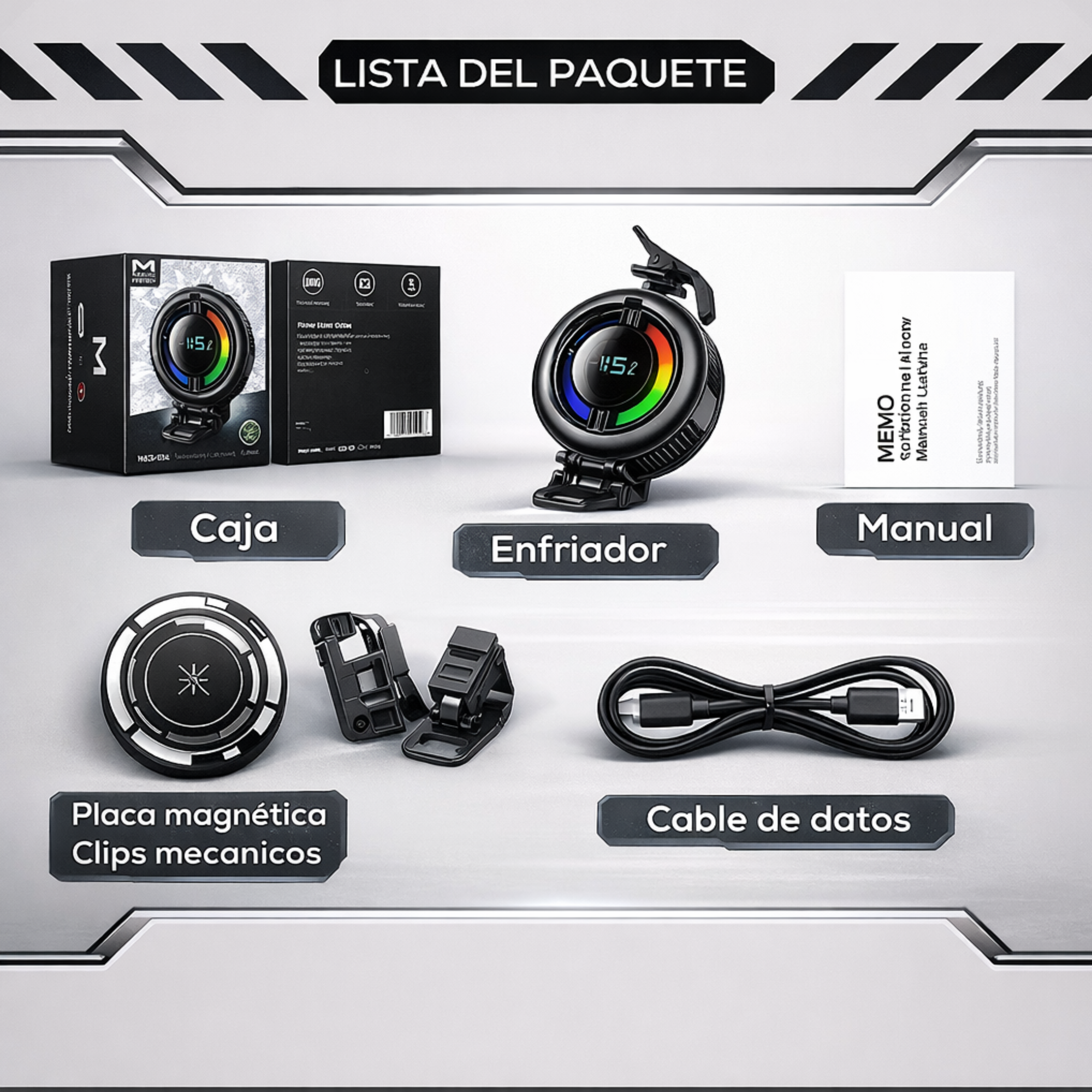 MEMO CX19 Cargador Enfriador Para Celular Original MODO IA