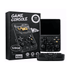 Consola R36S  Juegos Retro Portátil  Joysticks 3D Duales  Batería 3500 mAh  128GB Almacenamiento Negra