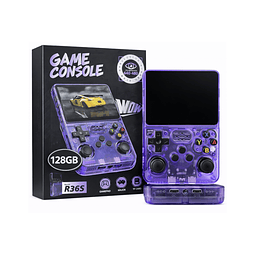 Consola R36S  Juegos Retro Portátil  Joysticks 3D Duales  Batería 3500 mAh  128GB Almacenamiento
