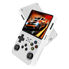 Consola R36S  Juegos Retro Portátil  Joysticks 3D Duales  Batería 3500 mAh  128GB Almacenamiento Blanca