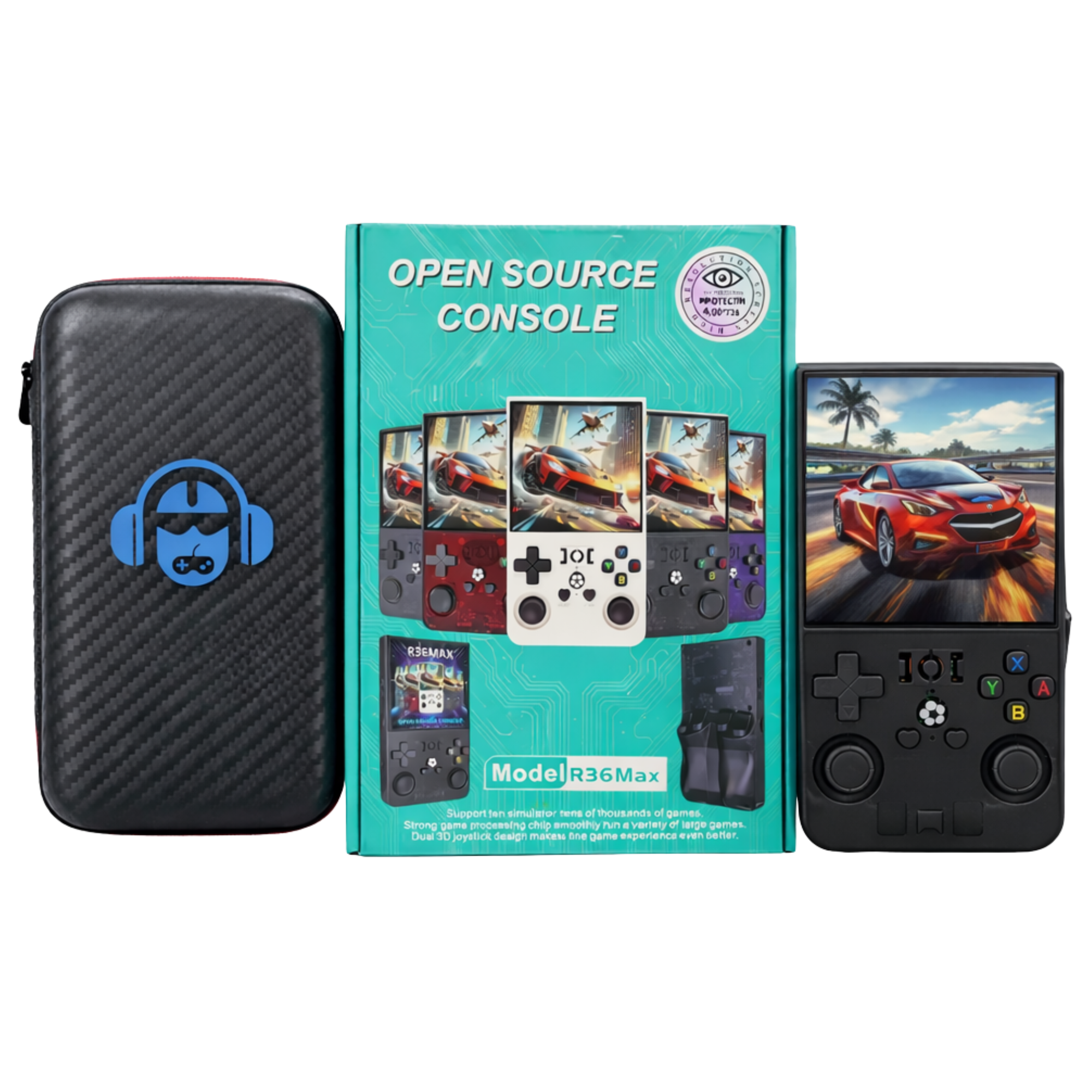 Consola Portatil Retro R36max 256gb Original Negro