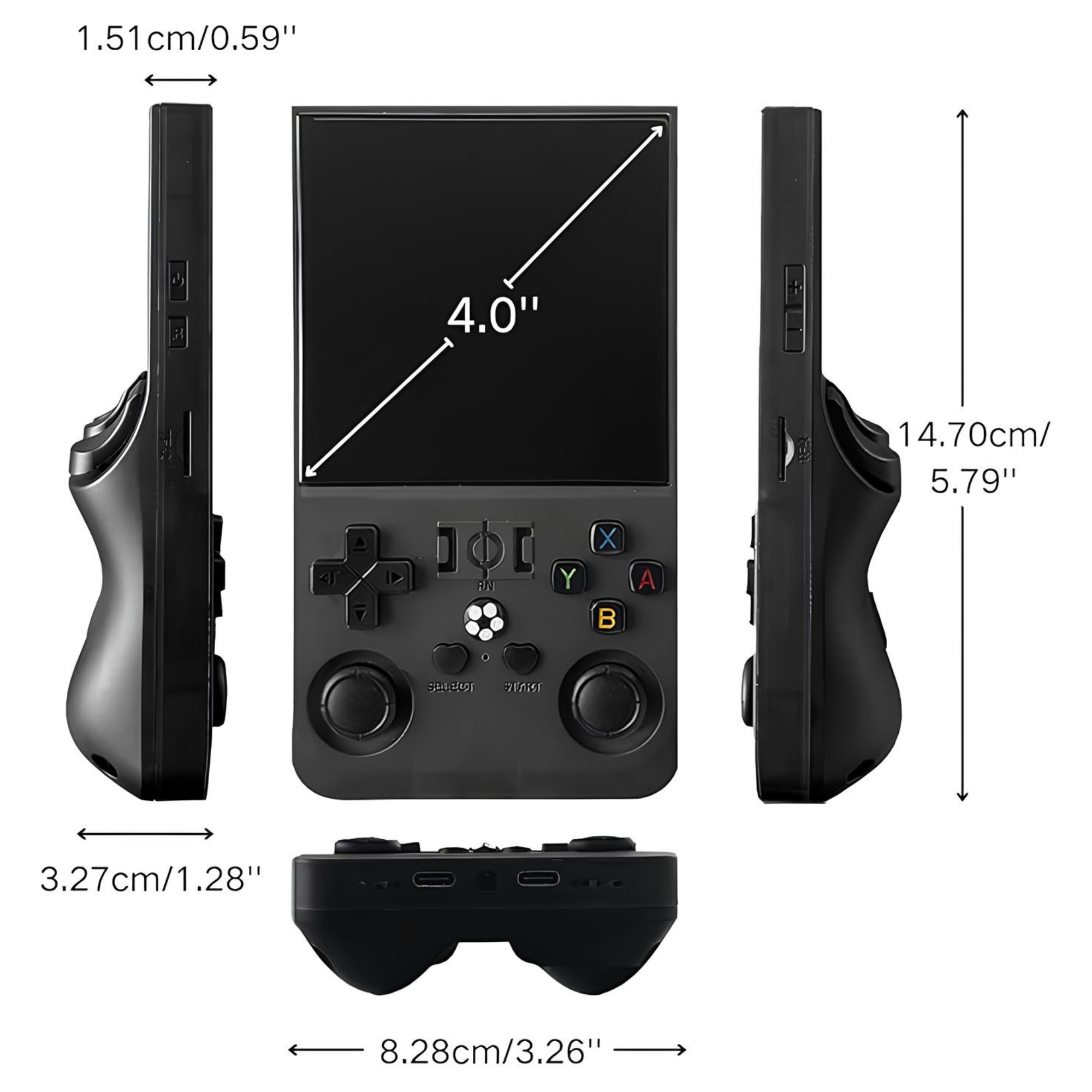 Consola Portatil Retro R36max 256gb Original Negro