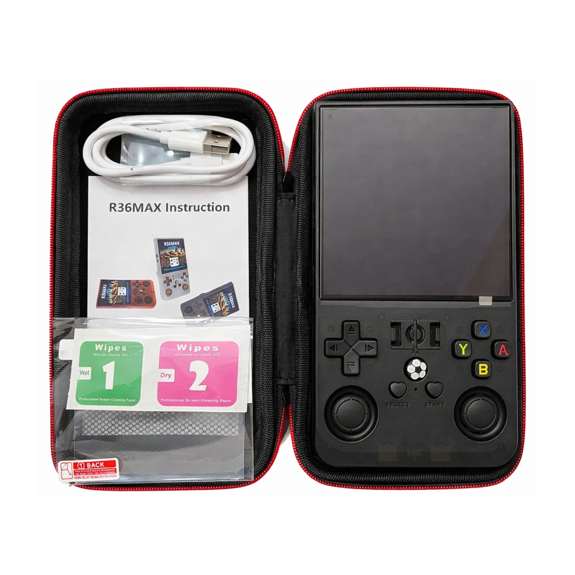 Consola Portatil Retro R36max 256gb Original Negro