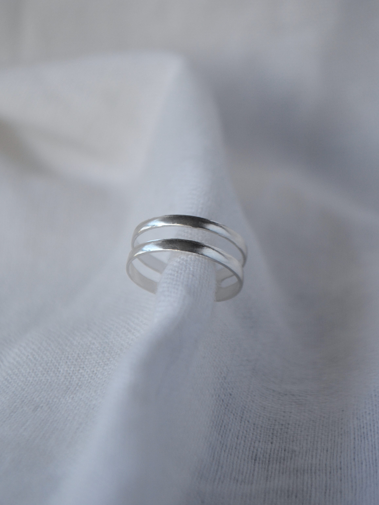 Anillo Midi Doble  1