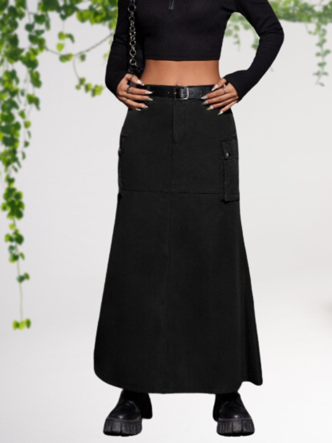 Falda Larga tipo Cargo M 1