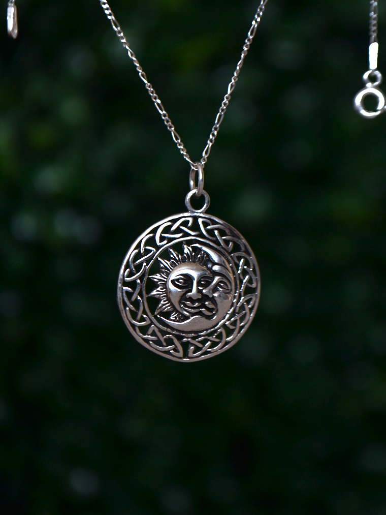Colgante Eclipse Sol y Luna 2