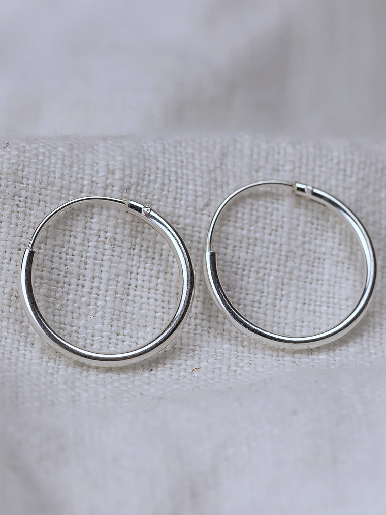 Argollas Lisas 14mm 1