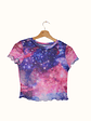 Top Crop Tie Dye Galaxy - Miniatura 1