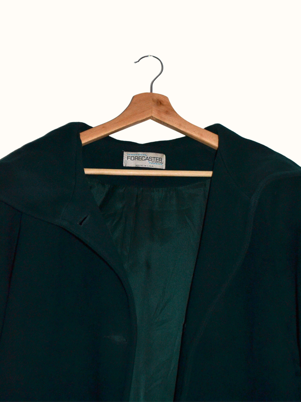 Maxi Abrigo Capucha Verde Petroleo  4