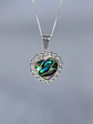 Colgante Corazón Esferas Abalone - Miniatura 1