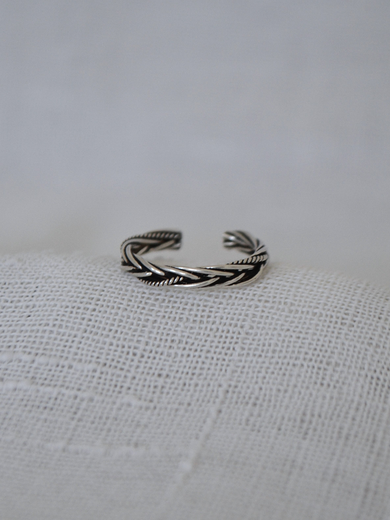 Anillo Midi Trenzado 1