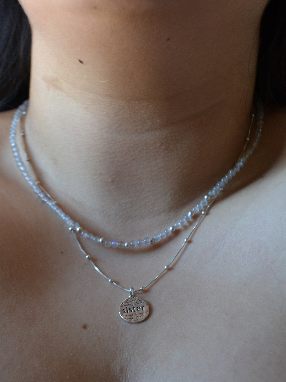 Collar Mostacillas Labradorita 1