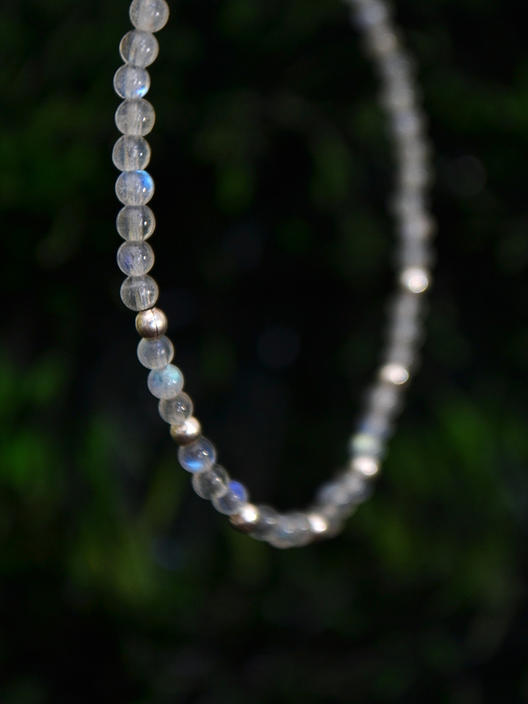 Collar Mostacillas Labradorita 3