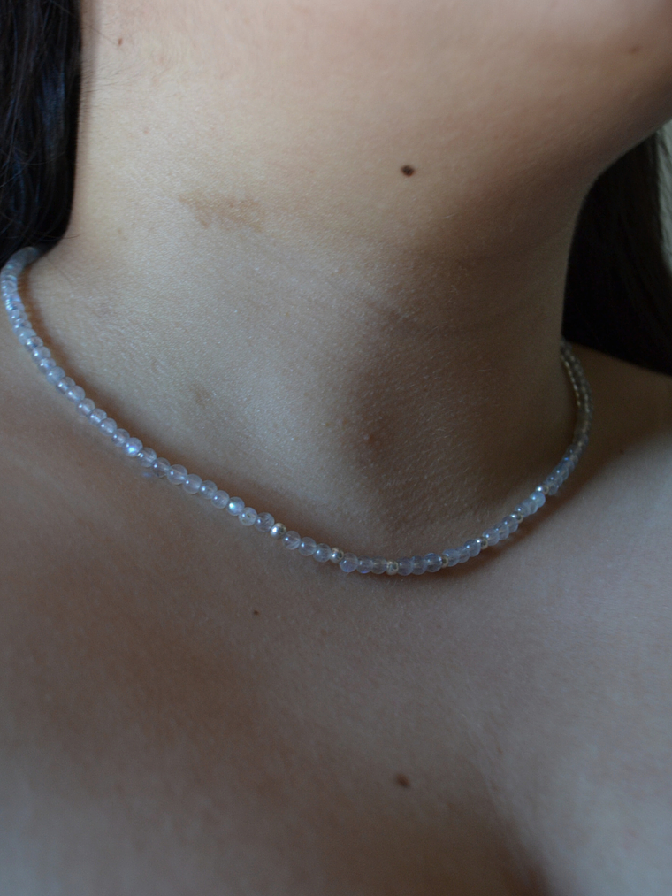 Collar Mostacillas Labradorita 2