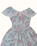 Vestido Princesa Floreado Vintage 