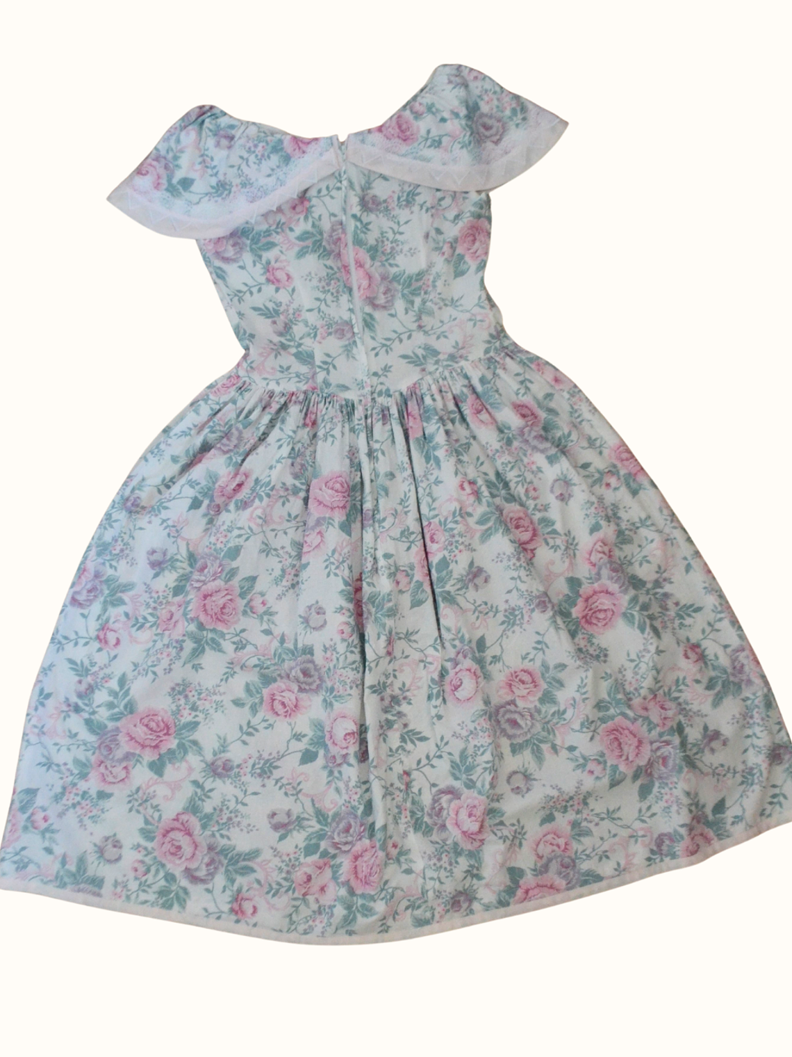 Vestido Princesa Floreado Vintage  4