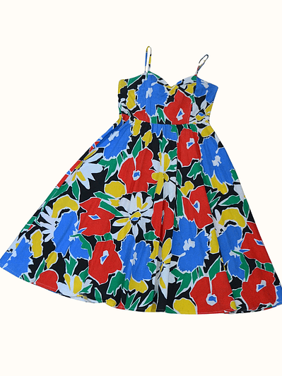 Vestido Vintage de Colores