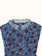 Vestido Celeste con Manzanas - Miniatura 2