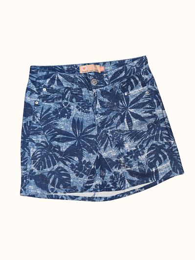 Falda de Mezclilla Reconstituida 