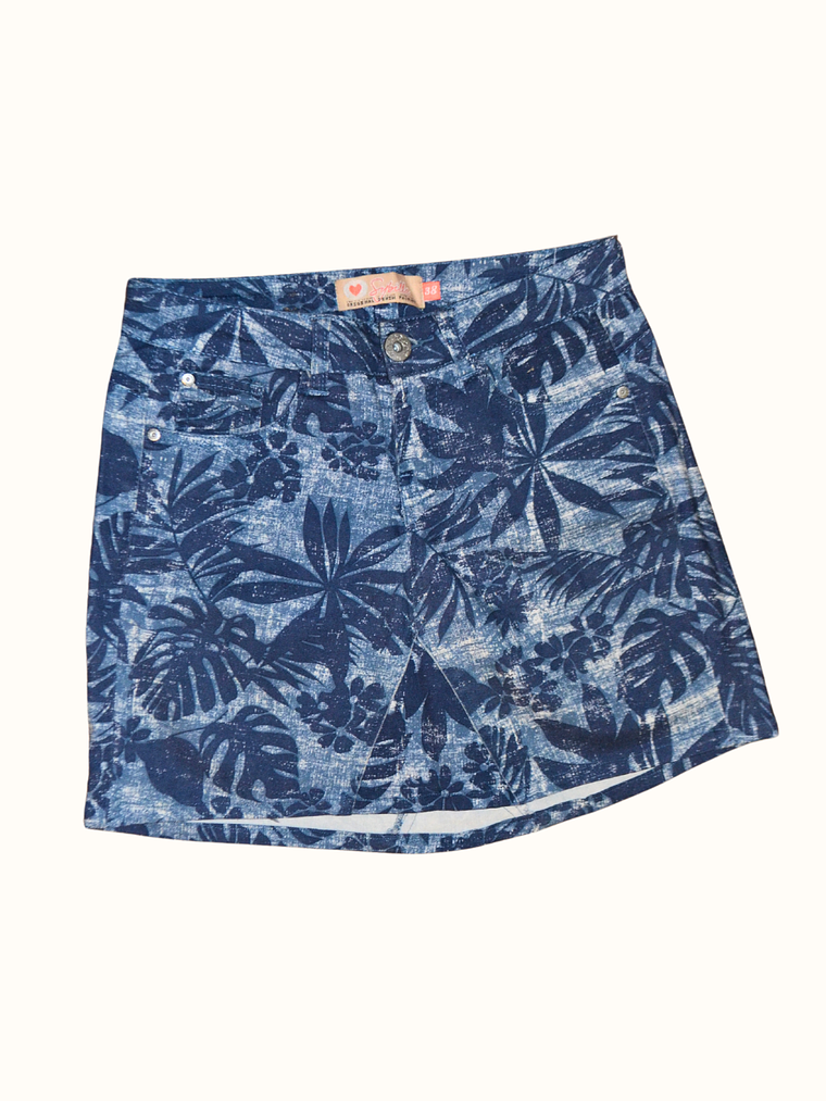 Falda de Mezclilla Reconstituida  1