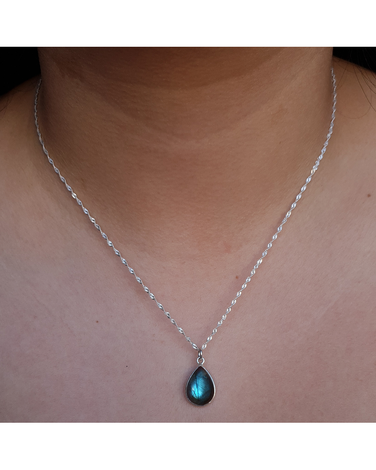 Colgante Gota Labradorita