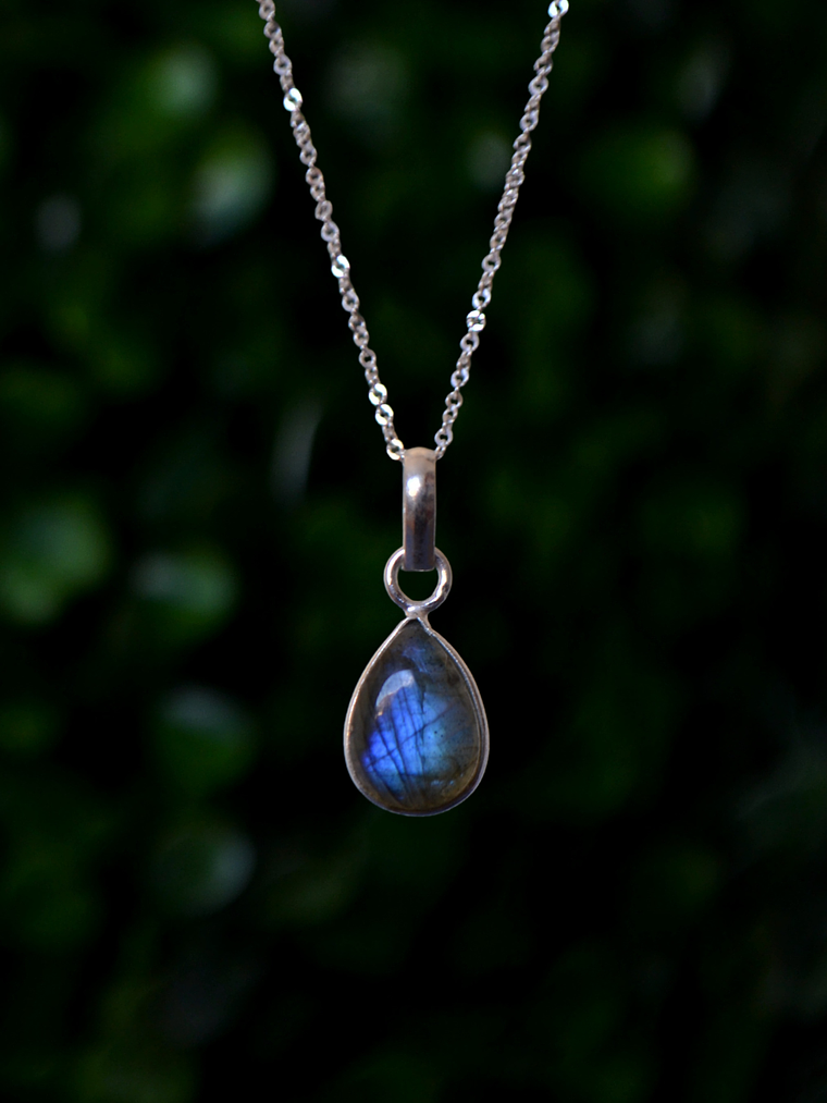 Colgante Gota Labradorita 1