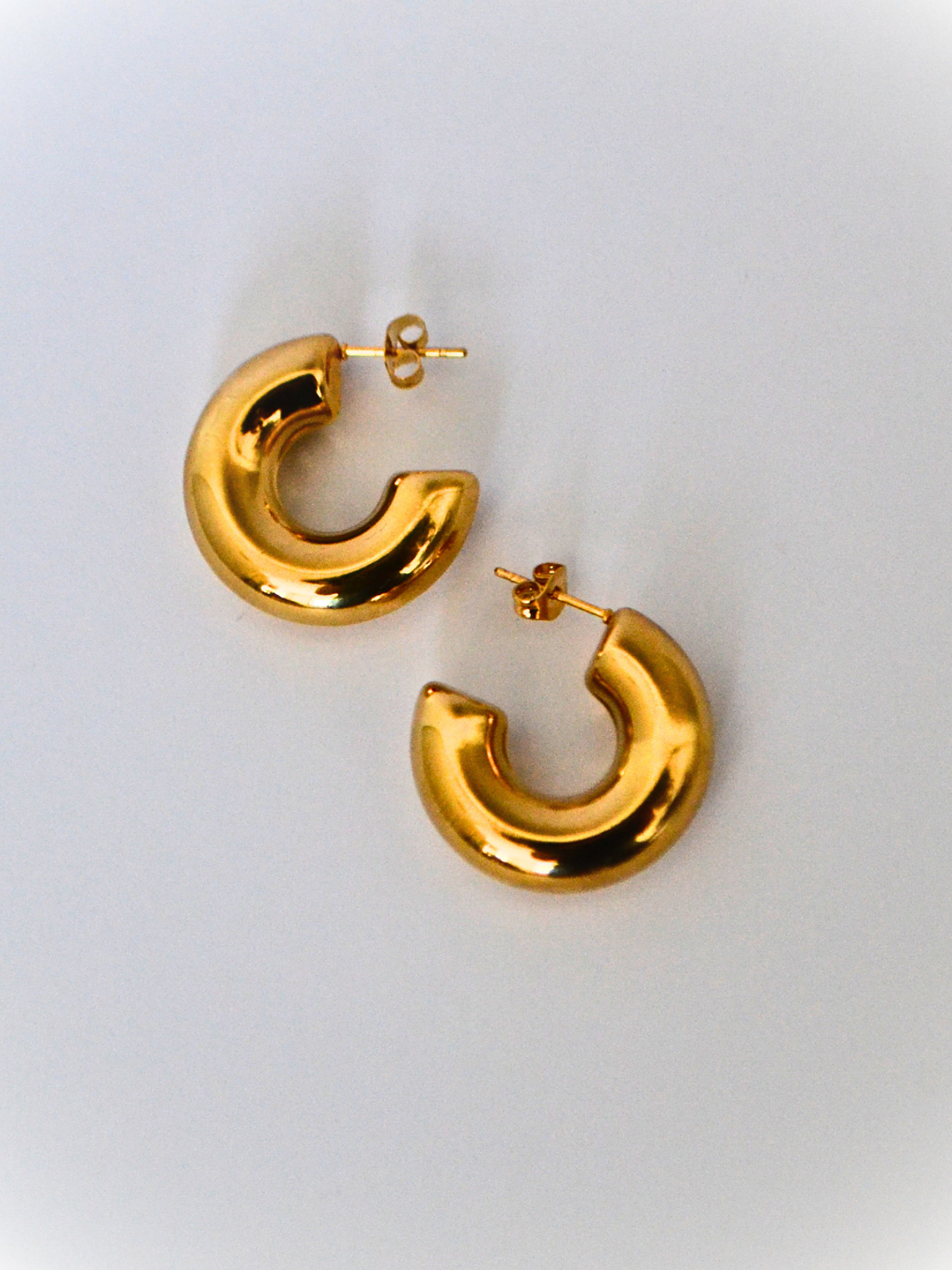 Argollas Golden Glow Baño de Oro  2