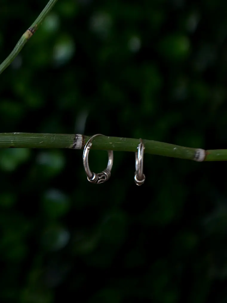 Argollas Bali Snake 12mm 2