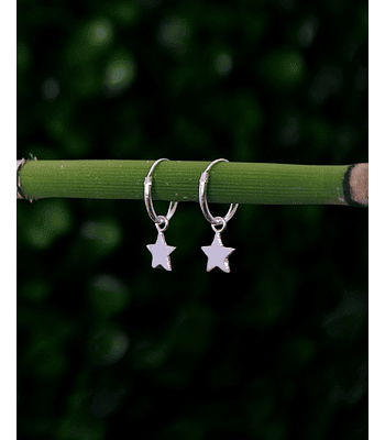 Argollas 12mm Estrellas
