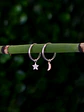 Argollas 12mm Luna y Estrella - Miniatura 2