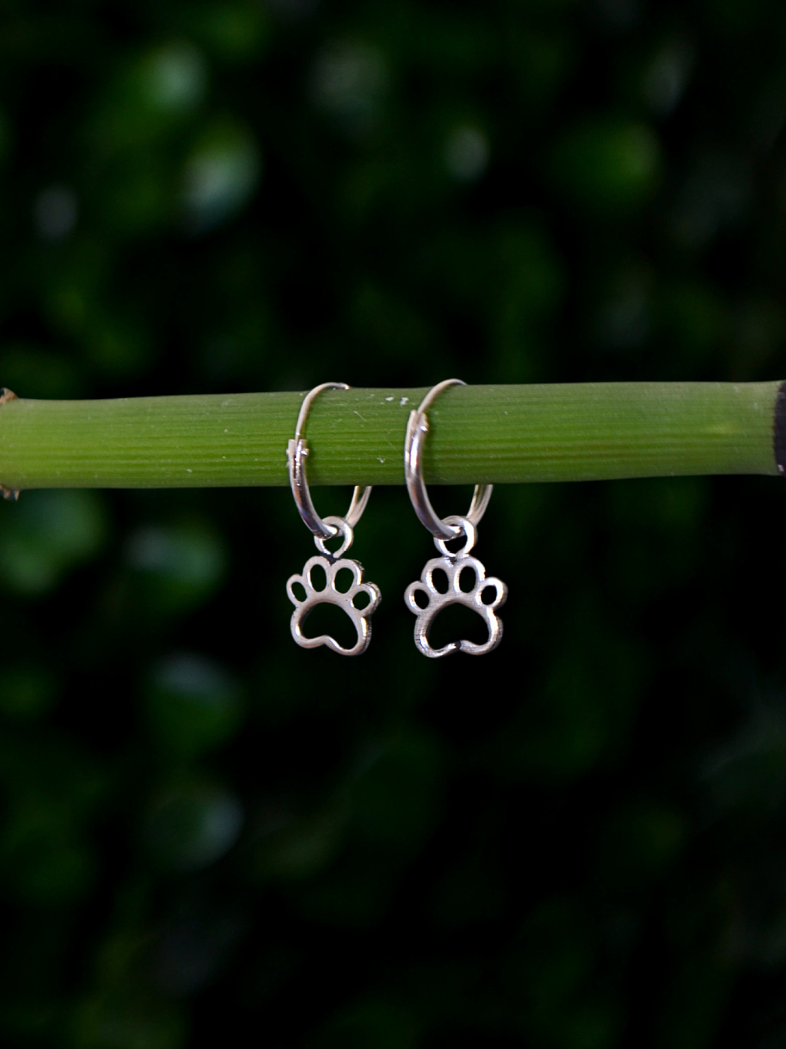 Argollas 12mm Huellas  2