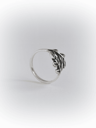 Anillo Hojas