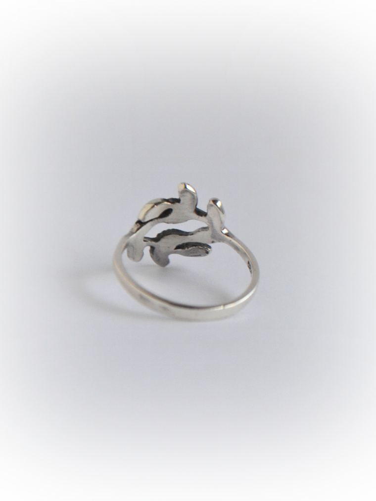 Anillo Hojas 4