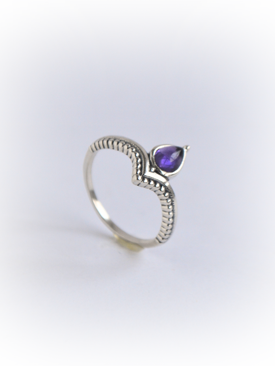 Anillo Gota Amatista 1