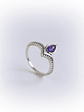 Anillo Gota Amatista - Miniatura 1
