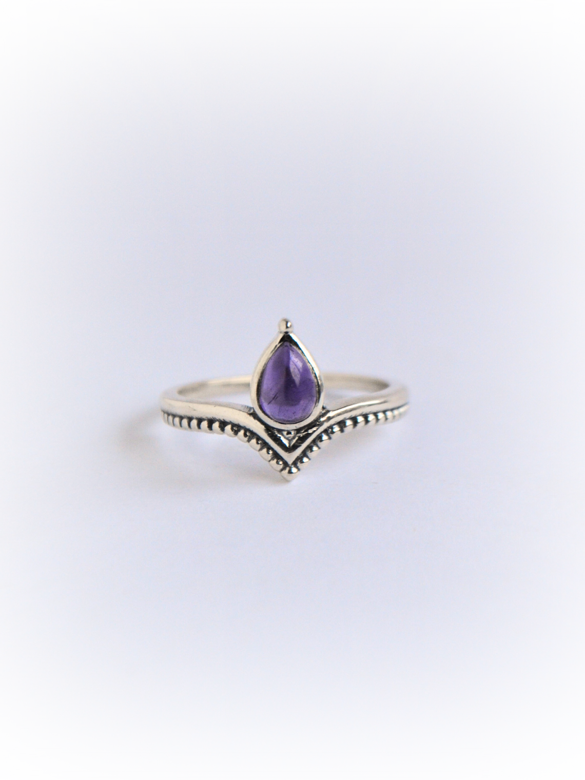 Anillo Gota Amatista 2