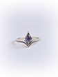 Anillo Gota Amatista - Miniatura 2