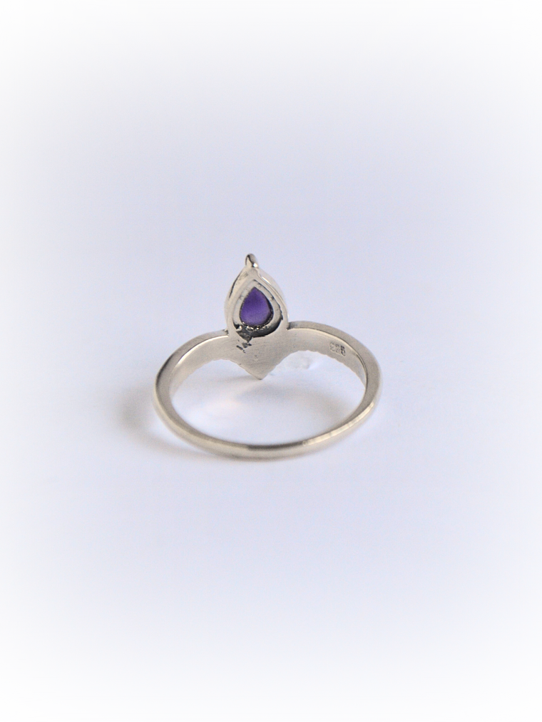 Anillo Gota Amatista 4
