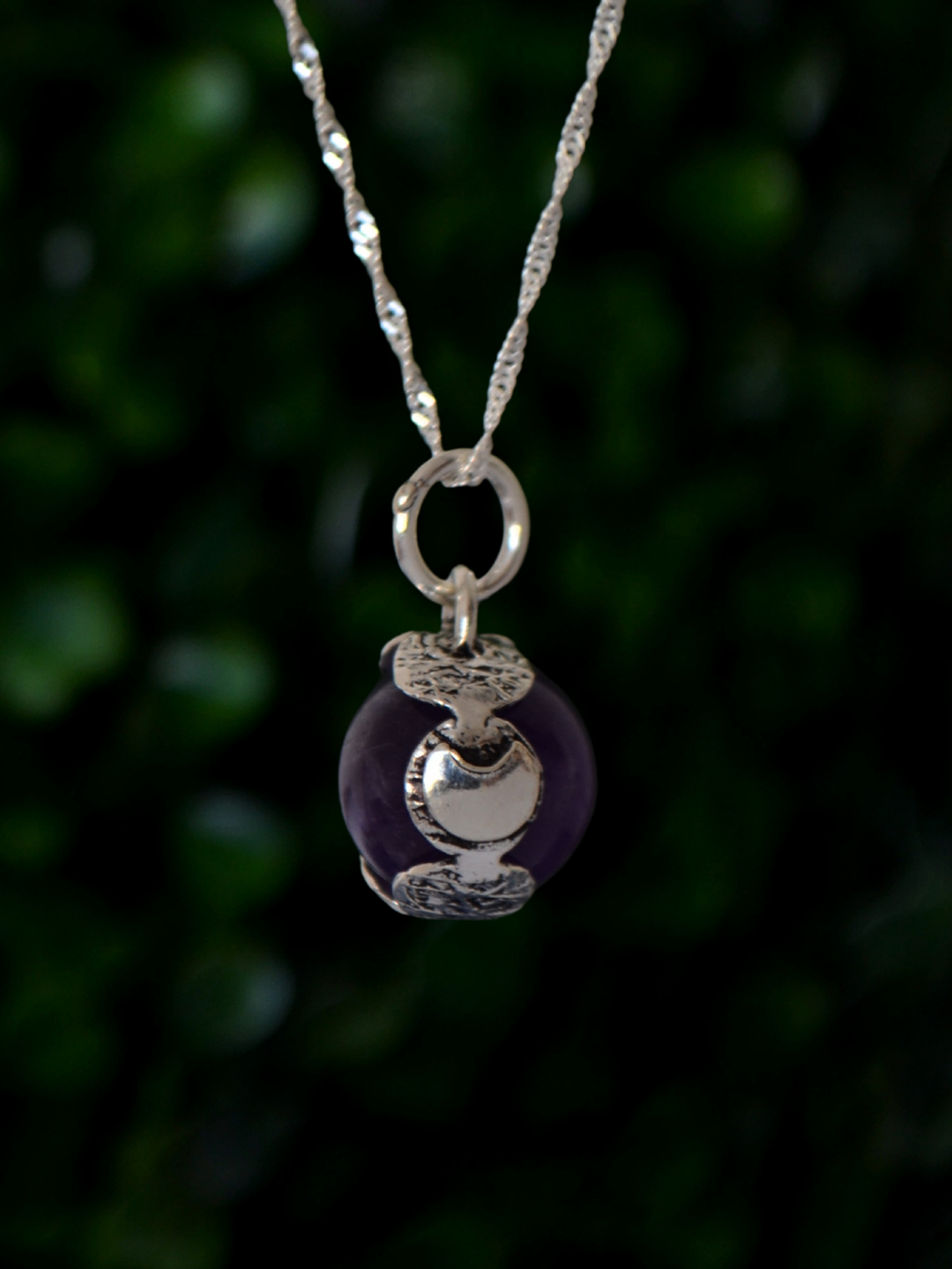 Colgante Mini Esfera Giratoria Amatista 2